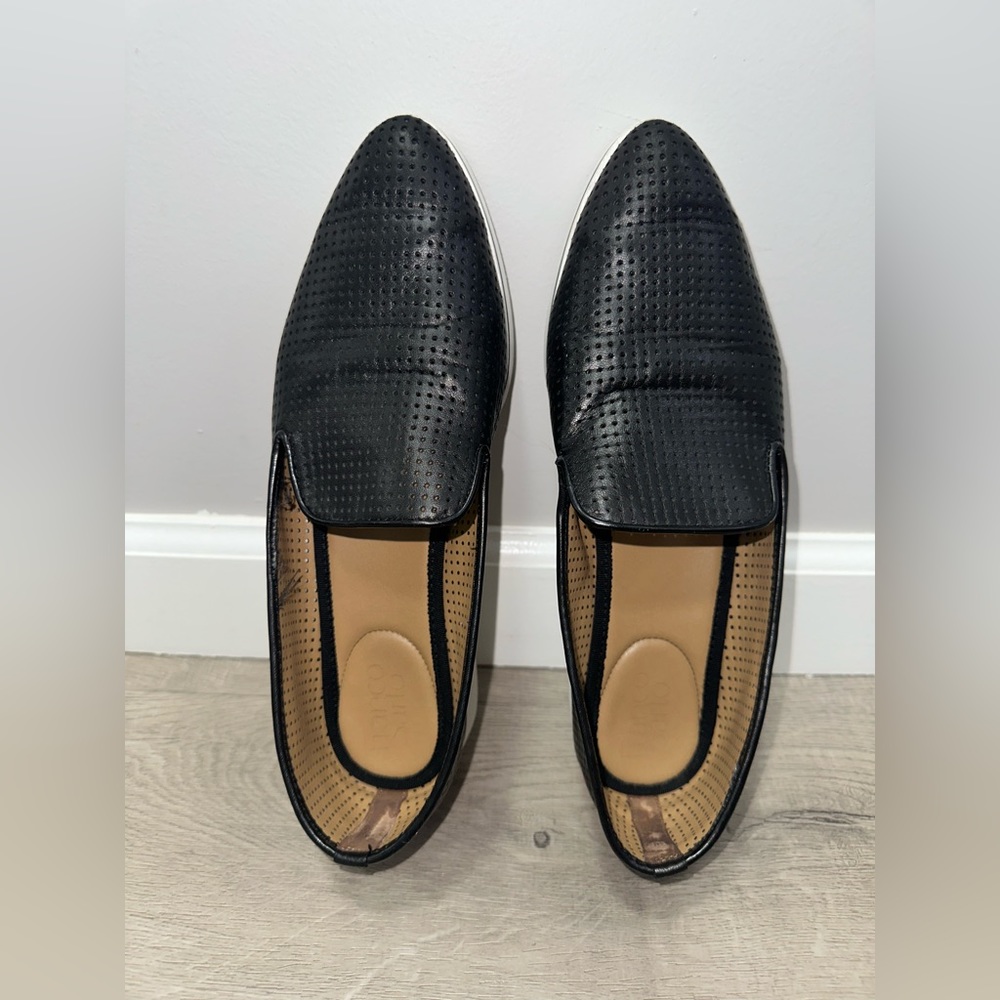 FRANCO SARTO SLIP ON LOAFER SIZE 9 US BLACK